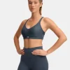 UA Infinity 2.0 Low Sports Bra W Down Pour Gray / White