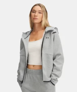 UA Unstoppable Fleece Full-Zip W Silica Green