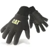 Caterpillar Jersey Dotted Glove Black