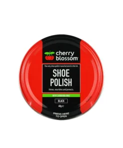 Cherry Blossom Shoe Polish Paste Black