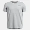 UA Tech Vent Jacquard SS T-shirt B Mod Grey