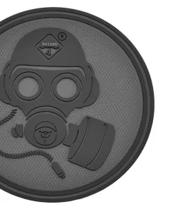 Hazard 4 SPECIAL FORCES GAS MASK MORALE PATCH - BLK