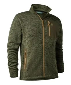 Deerhunter Sarek Knitted Jacket - Olive Night melange
