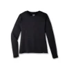 Brooks Luxe Long Sleeve W Htr Deep Black