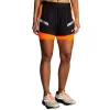 Brooks Run Visible 4" 2in1 Short 2.0 W Black/Ecru