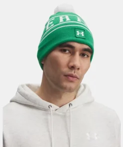 UA Halftime Pom Beanie Team Green