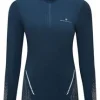 Ronhill Tech Reflect 1/2 Zip W Dark Navy/Reflect