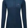 Ronhill Tech Merino 1/2 Zip W Dark Navy