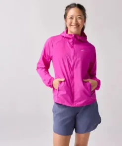 Brooks Canopy Packable Jacket W Magenta