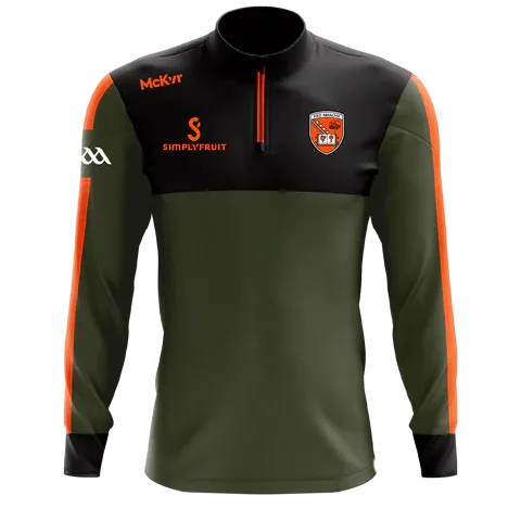 Armagh GAA Edge 1/4 Zip W Olive/Black