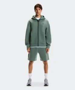 ON Focus Tech Zip Hoodie M Olive
