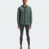 ON Focus Tech Zip Hoodie W Olive