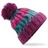 Beechfield Corkscrew Pom Pom Beanie Adult