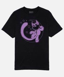 CatNap Moon Black Tee