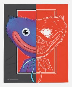 Good and Evil Huggy Wuggy Blanket