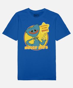 Huggy Wuggy Huggy Says Blue Tee