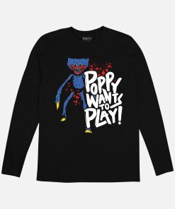Poppy Wants To Play Long Sleeve Tee