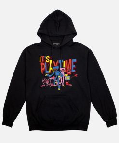 It's Playtime Poppy Gang Drawstring Hoodie