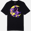CatNap Cartoon Moon Black Tee