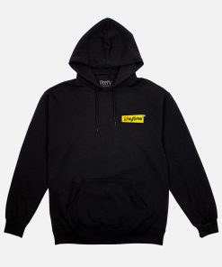 Yarnaby Attack Black Drawstring Hoodie