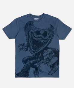 Nightmare Huggy Wuggy Oversize Print Tee