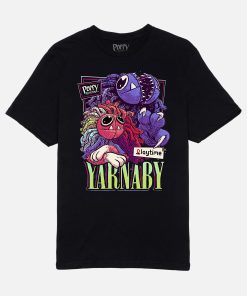 Yarnaby Lounging Portrait Black Tee